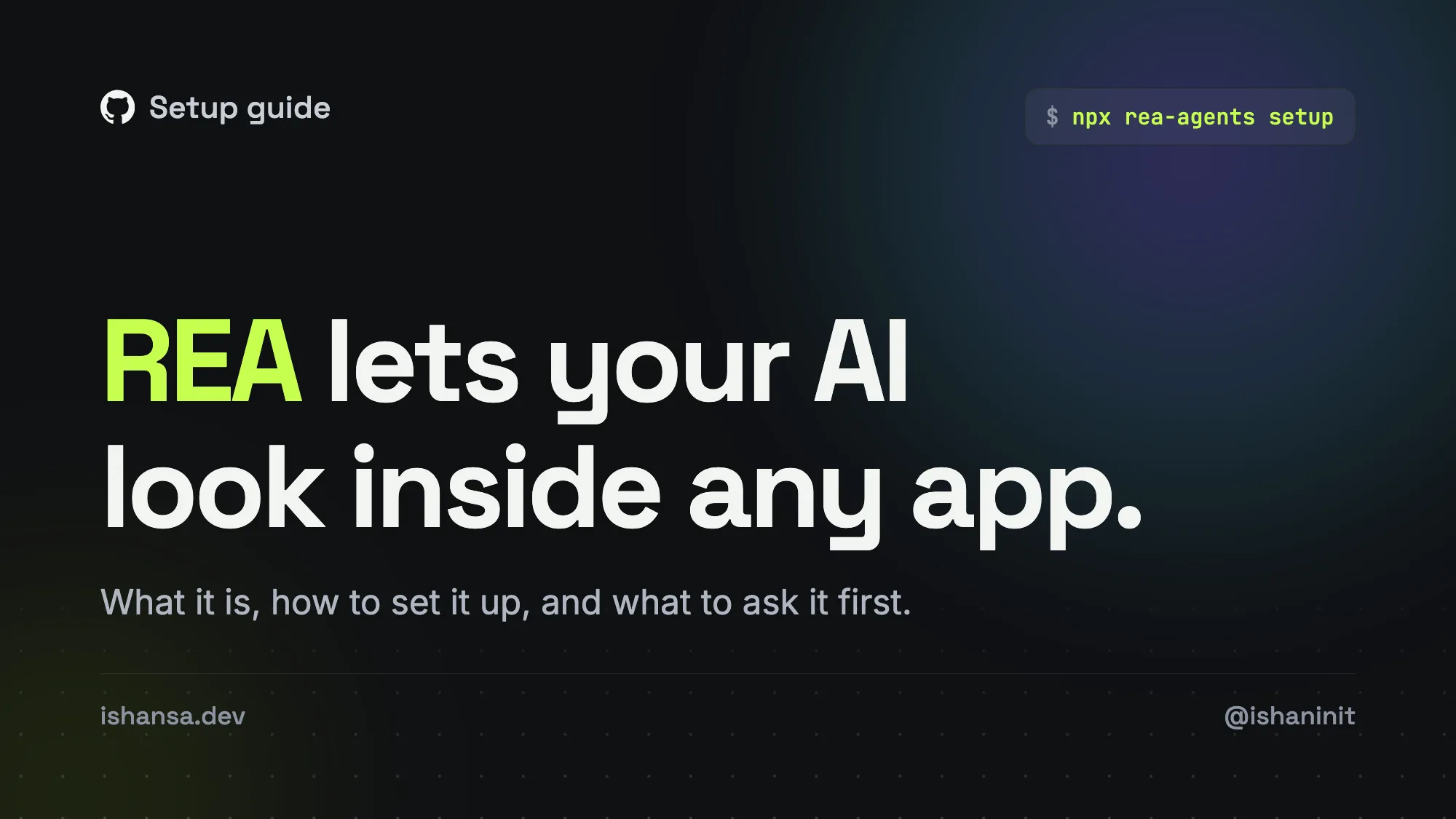 REA Lets Your AI Look Inside Any App. Here's How to Set It Up.